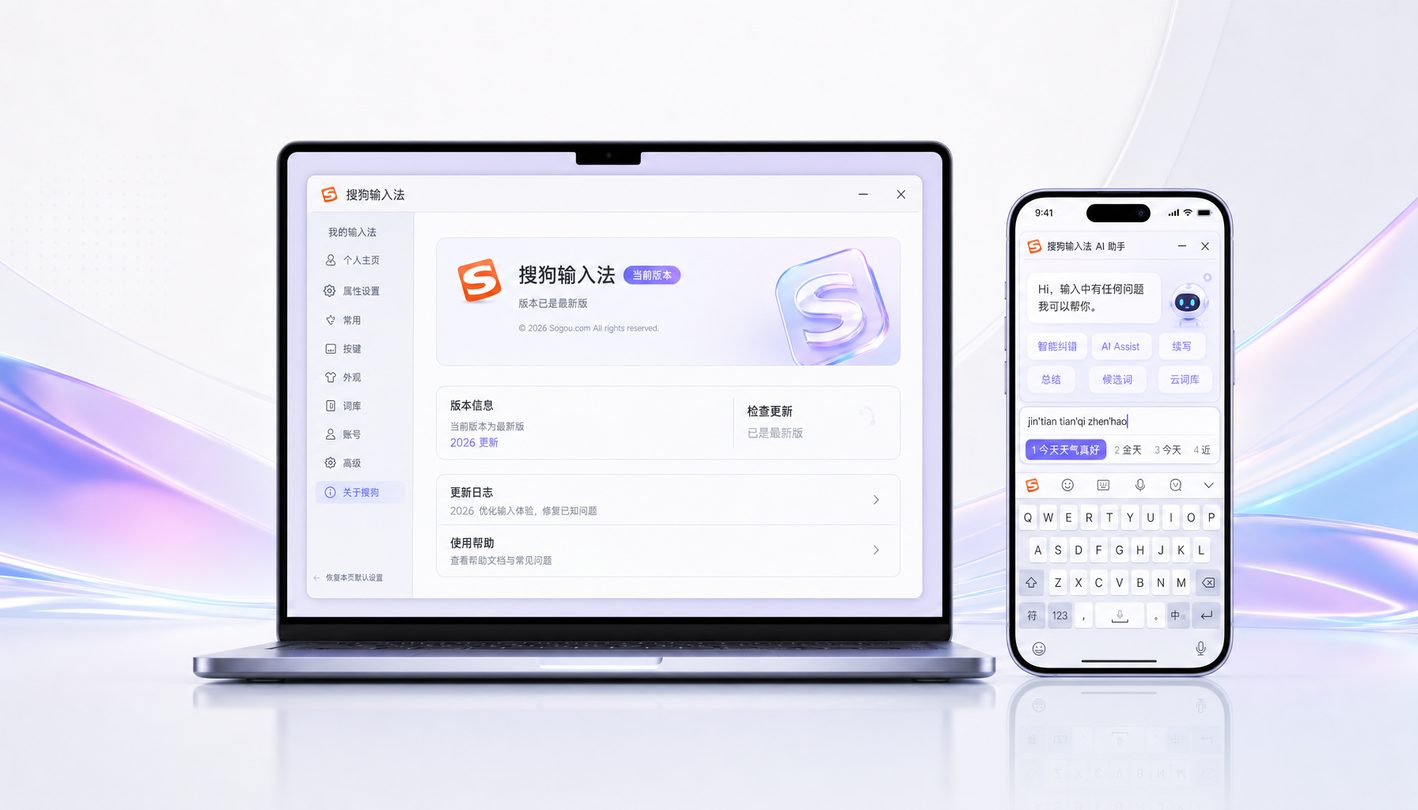 搜狗输入法全终端跨屏设备展示
